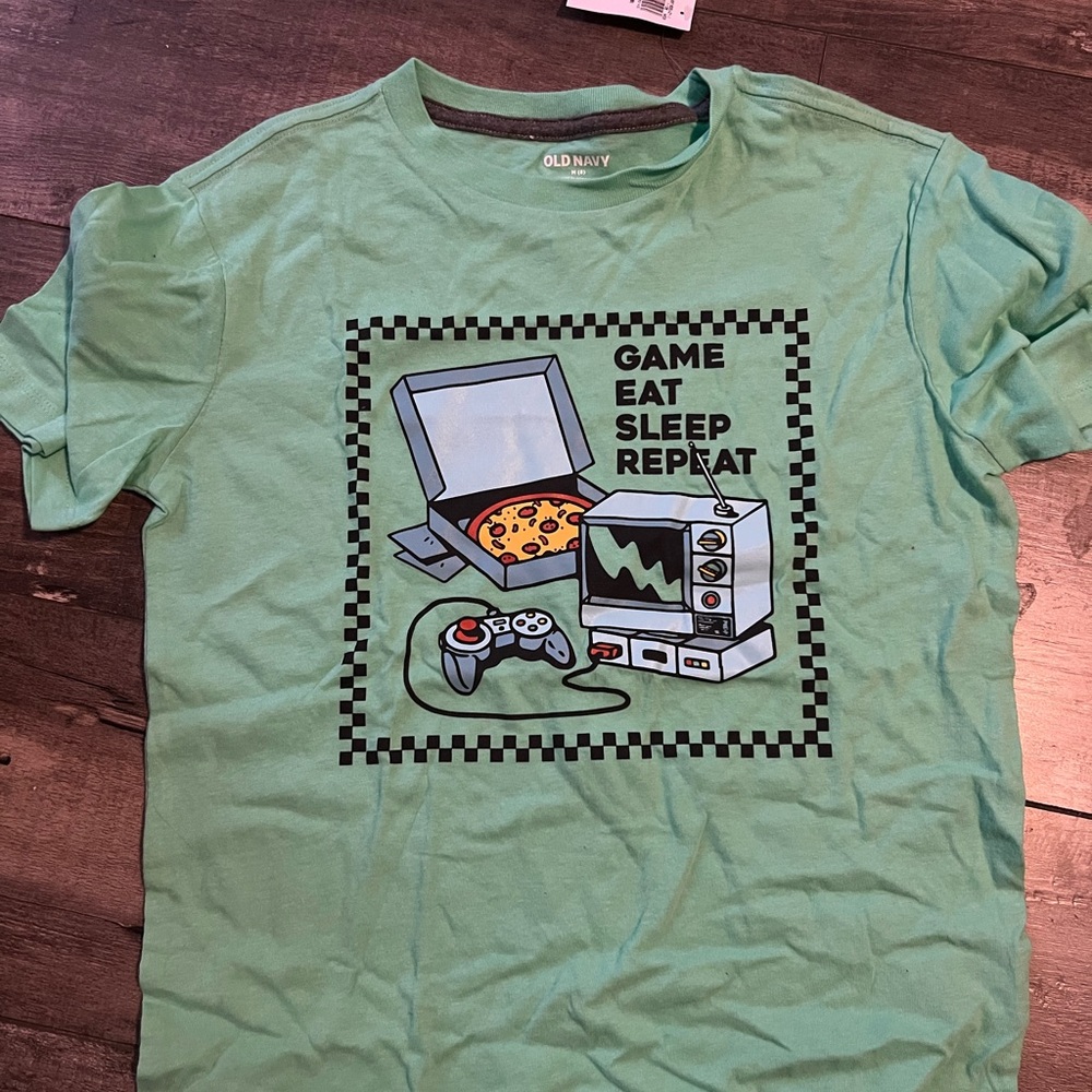Old Navy Mint Gaming Console Tee